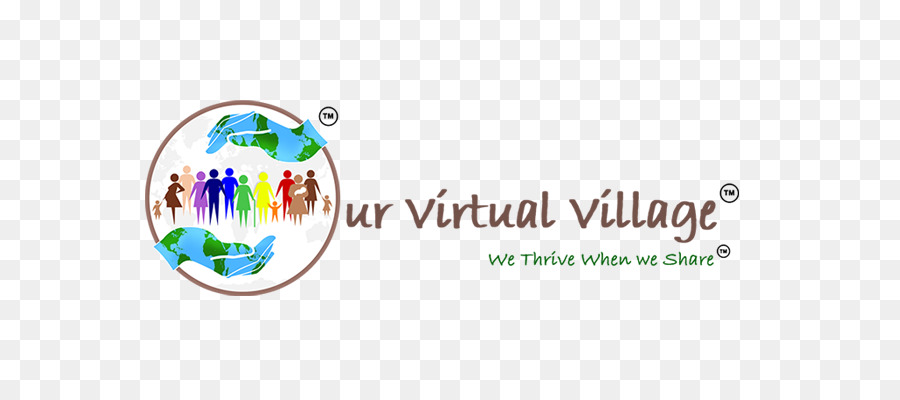 Logo organizzazione Non-profit Famiglia di raccolta fondi - villaggio globale