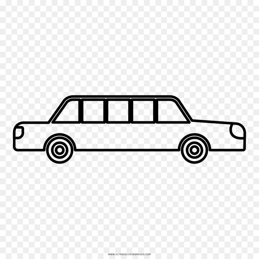 Auto-Tür-Zeichnung Limousine Malbuch - Auto