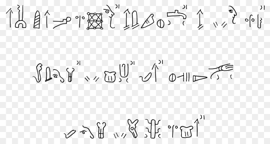 Hieroglyphen-luwischen anatolischen Hieroglyphen Schreiben - Hieroglyphen