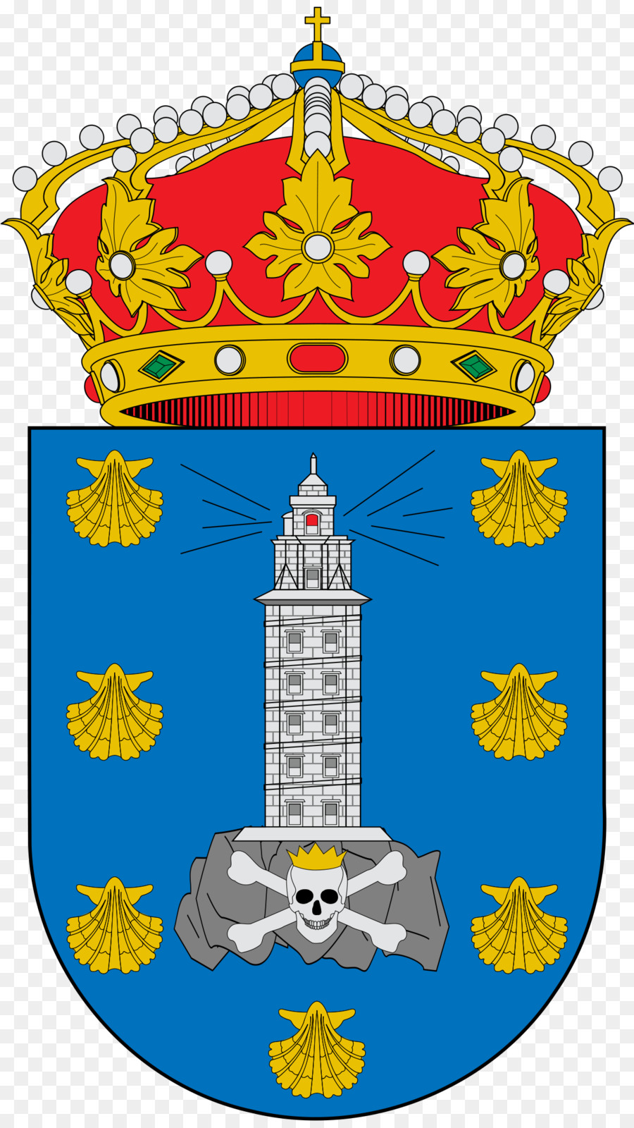 Torre di Ercole Cupola Panton Cresta di a Coruña del Consiglio di città di a Coruña - Ercole