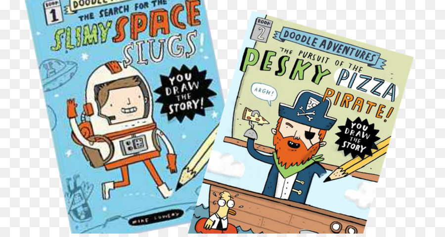 Doodle Avventure: la Ricerca del Viscido Spazio Lumache! La Ricerca di Fastidiosi Pizza Pirata! Libro A Fumetti Con Copertina Rigida - doodle spazio