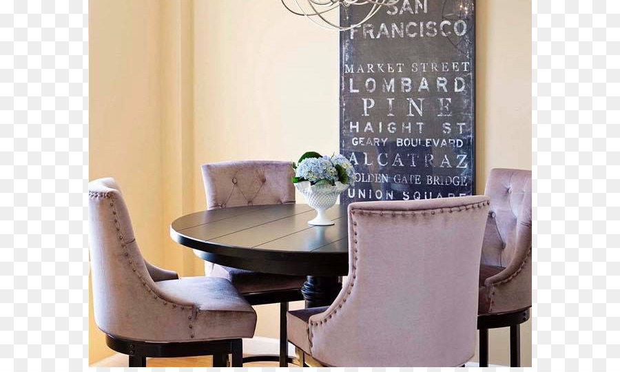 Tavolo sala da Pranzo, Appartamento di Terapia di Servizi di Progettazione d'Interni - Ponte di San Francisco