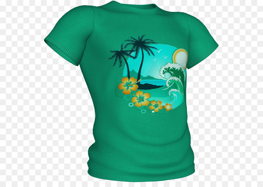 T-shirt Màu Xanh Bluza Unisex - mùa hè kết cấu