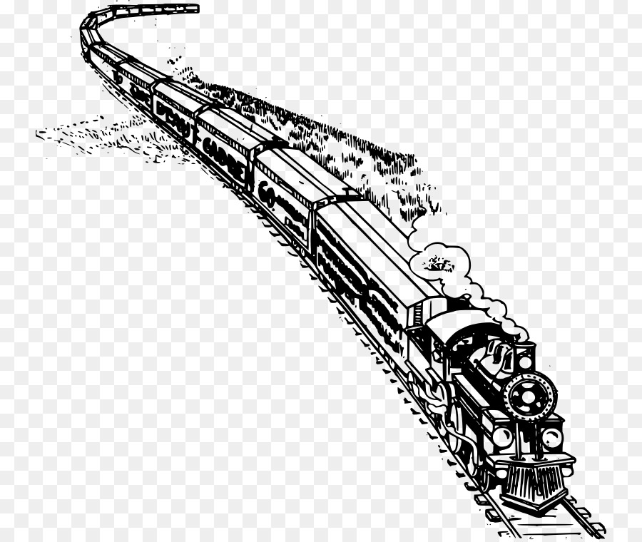 Treno locomotiva a Vapore Clip art - treno