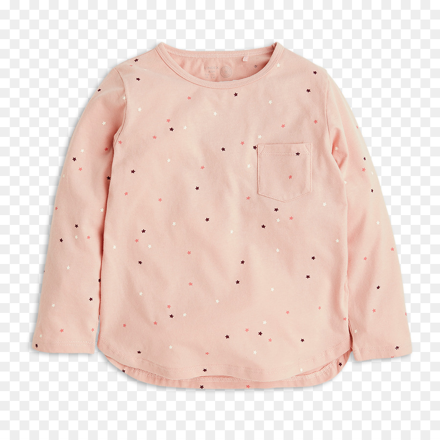 Ärmel Bluse Button-Pink M Hals - Schaltfläche