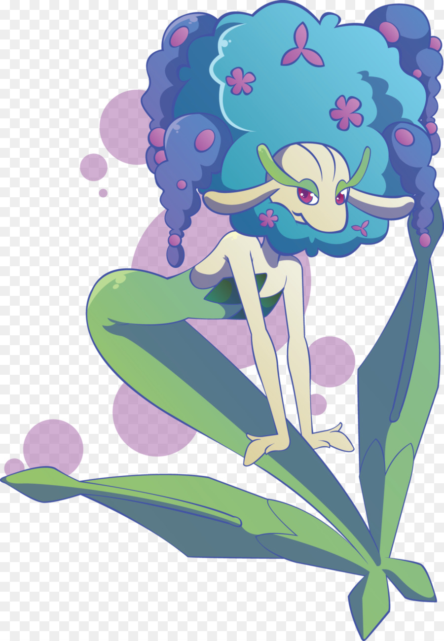 Sirena pianta in fiore Clip art - sirena
