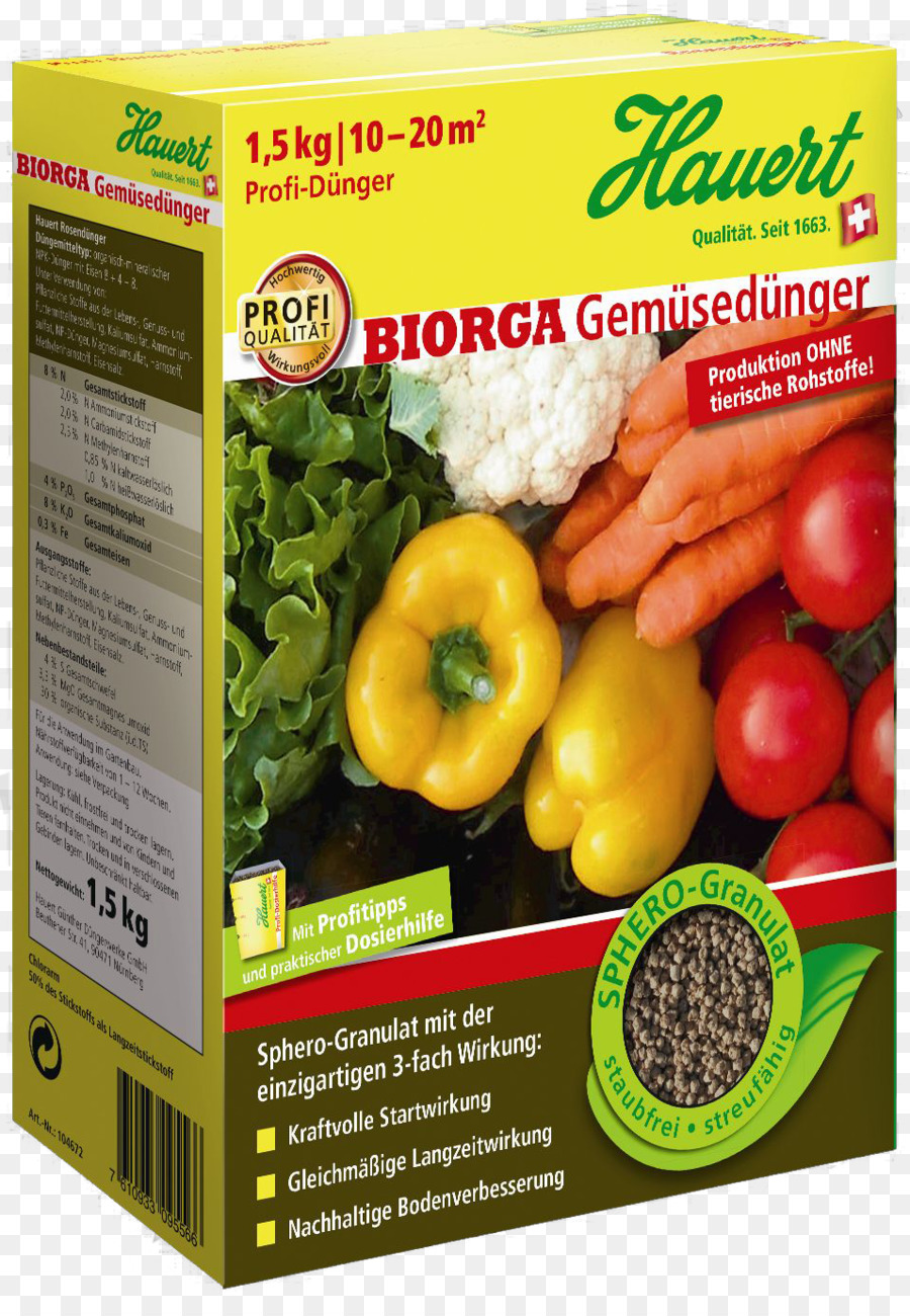 Düngemittel Hauert HBG Dünger AG Gemüse Bio-Lebensmittel - Zucchini