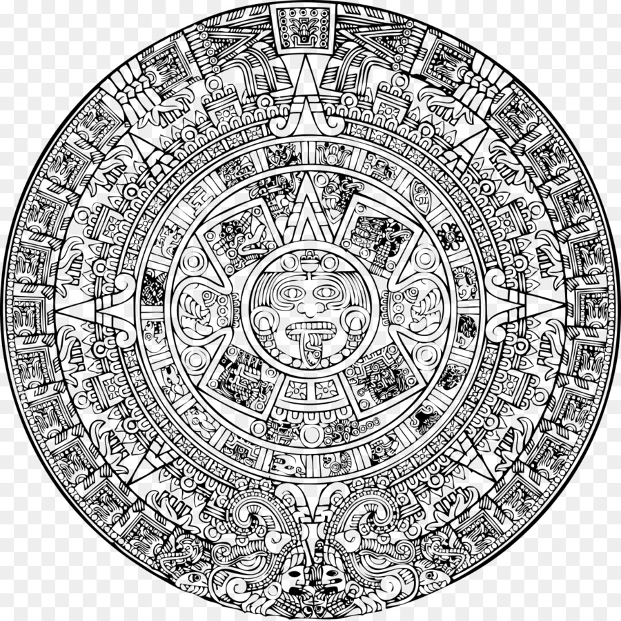 Calendario azteco pietra Mesoamerica - civiltà