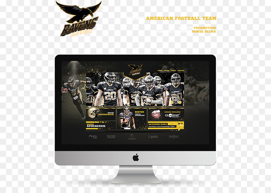 Marke Baltimore Ravens Display Werbung Multimedia Display Gerät - Fußball Polen