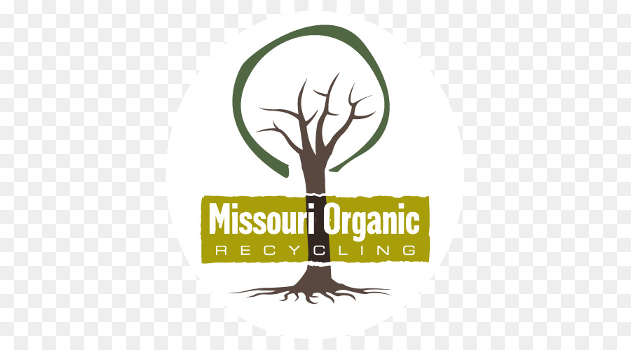Logo Menschlichen Verhaltens Marke Missouri Bio-Recycling - Baum
