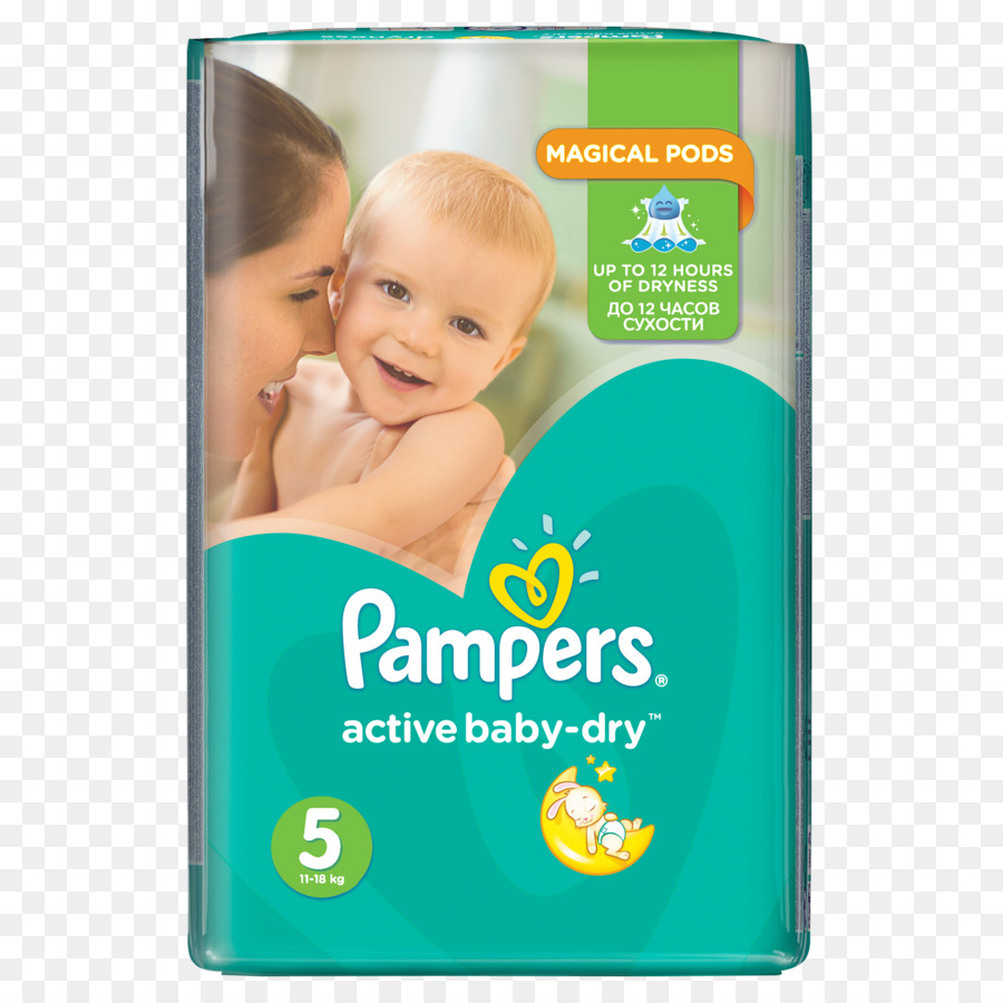 Die Windeln Pampers Baby Dry, Säugling Kind - Verwöhnt