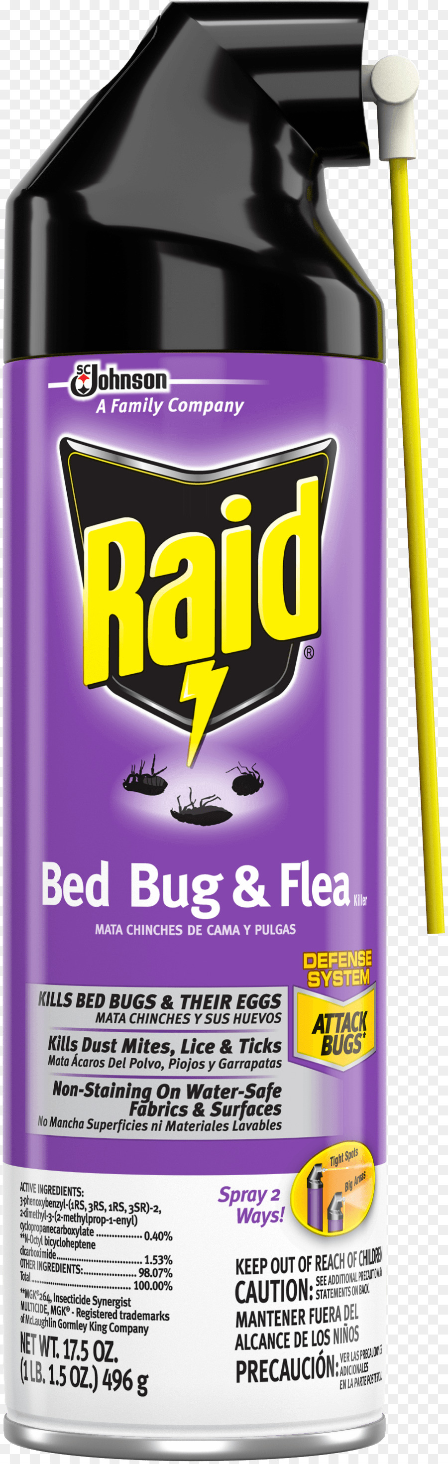 Insektizid Raid-Fogger-Bed bug - Spinne Insekt
