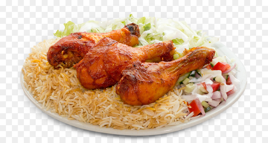 Tandoori chicken Kebab-Küche pakistanischen fried chicken, wenn der container - Reis sack