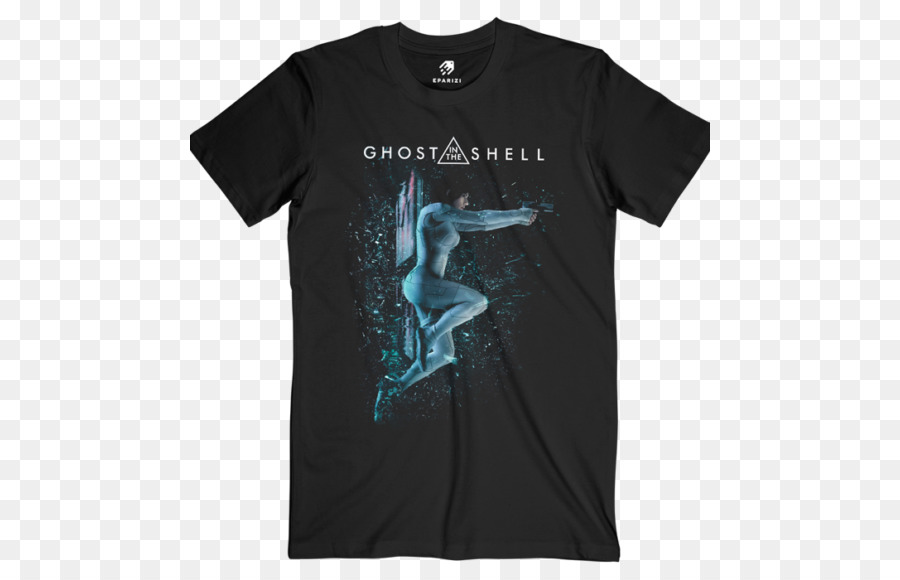 T shirt stampata di Abbigliamento Manica - fantasma nella shell