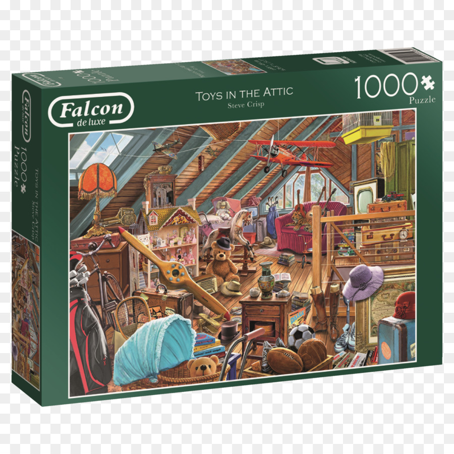Jigsaw Puzzles Spielzeug auf dem Dachboden von Jumbo Spiele - Spielzeug