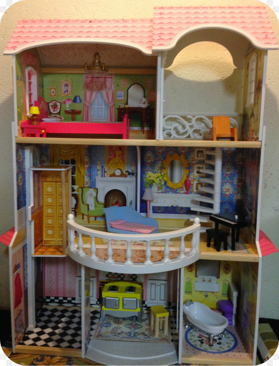 Dollhouse Il Magnolia Mansion Barbie Peg wooden doll - bambola