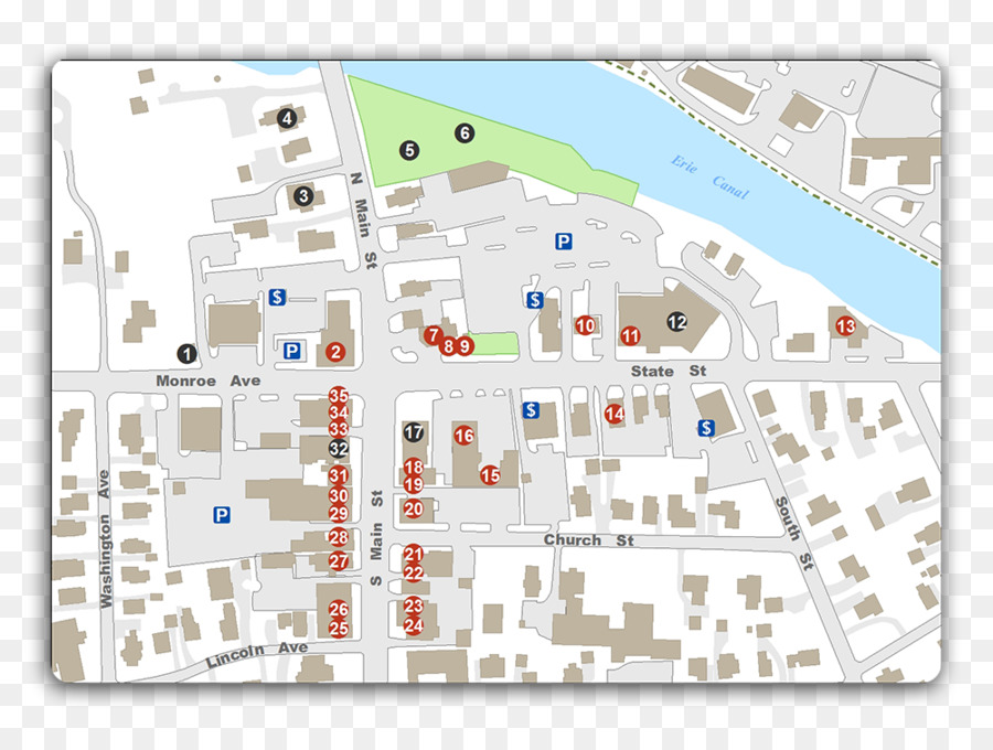 Wohngebiet Städtebau das Grundstück Karte Linie - Anzeigen