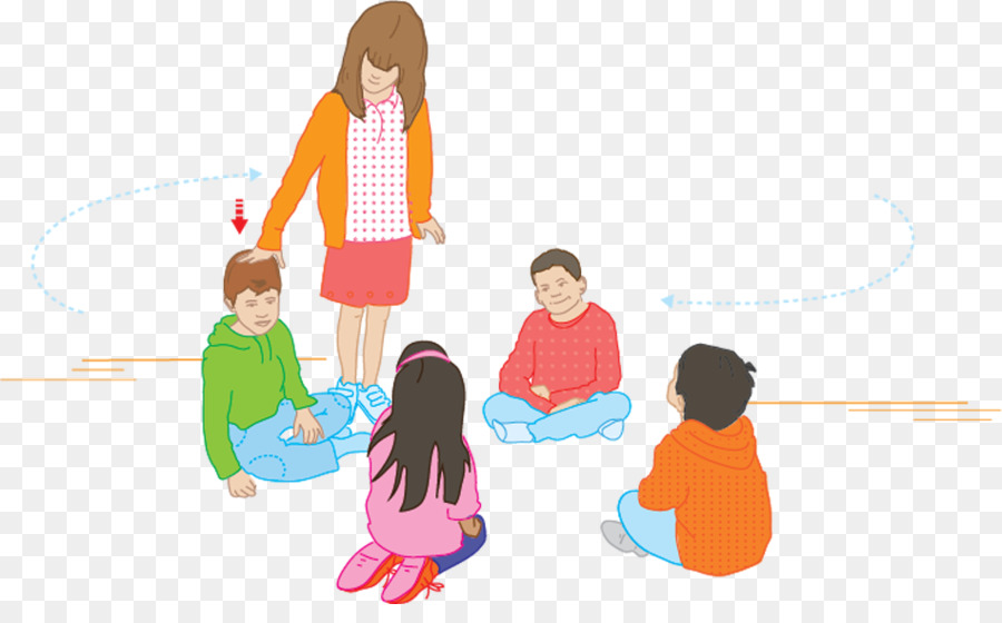 Menschliches Verhalten Cartoon Kleinkind - Kinder spielen Spiele