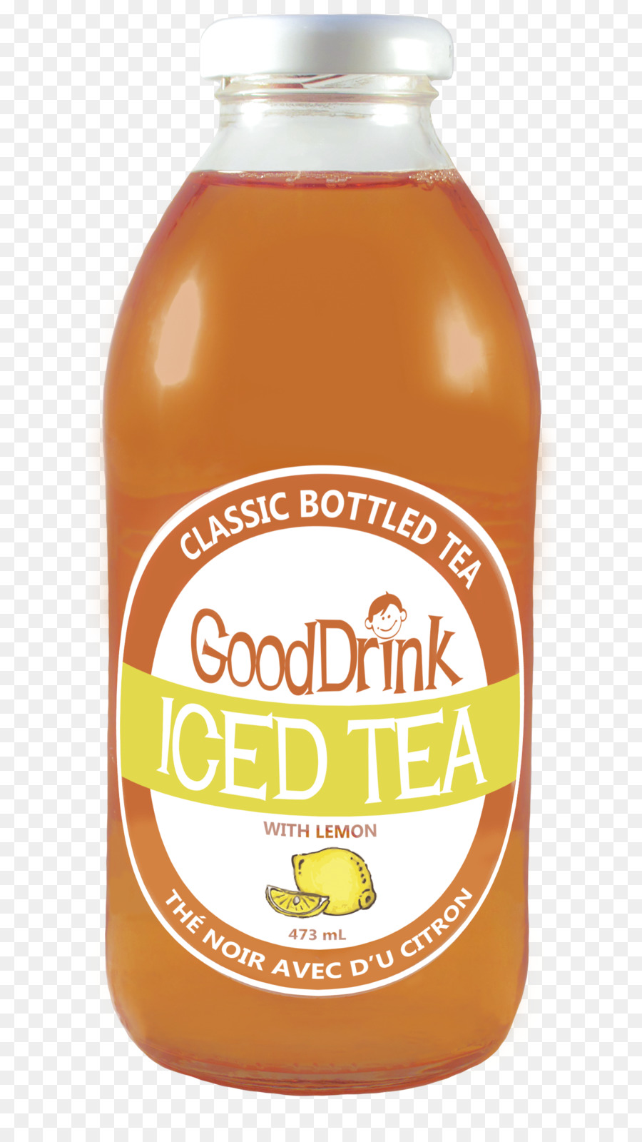 Orange trinken Eistee Weißer Tee Orange soft drink - Zitronen Eistee