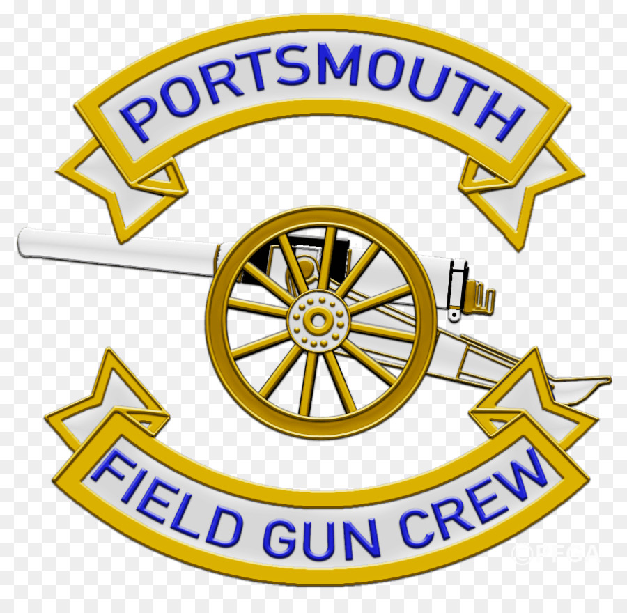 Field gun T shirt Organisation Logo - goldene Waffe