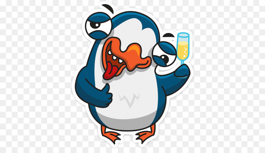 Pinguin Aufkleber-Telegramm VKontakte Clip-art - Pinguin