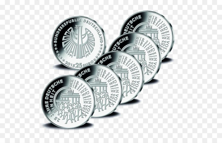 Die Deutsche Wiedervereinigung 2 euro Gedenkmünzen Silber - Münze
