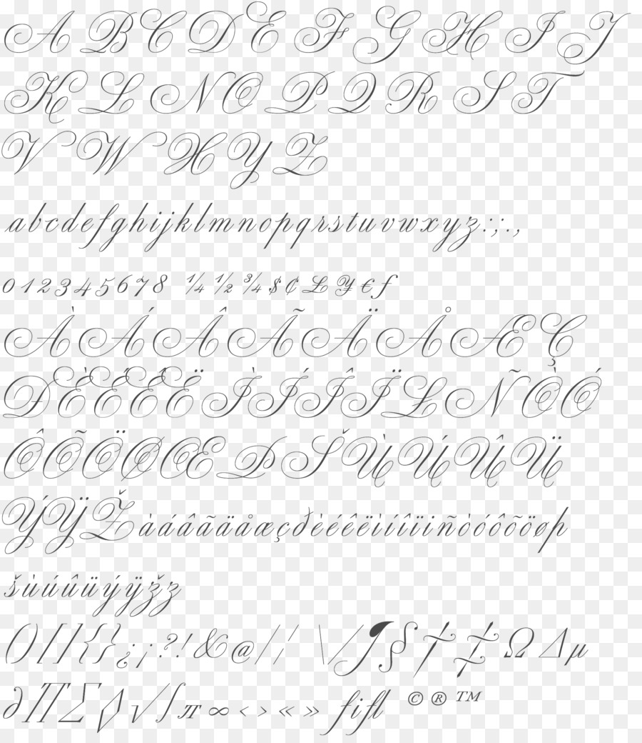 Handschrift Linie Winkel Brief - Linie