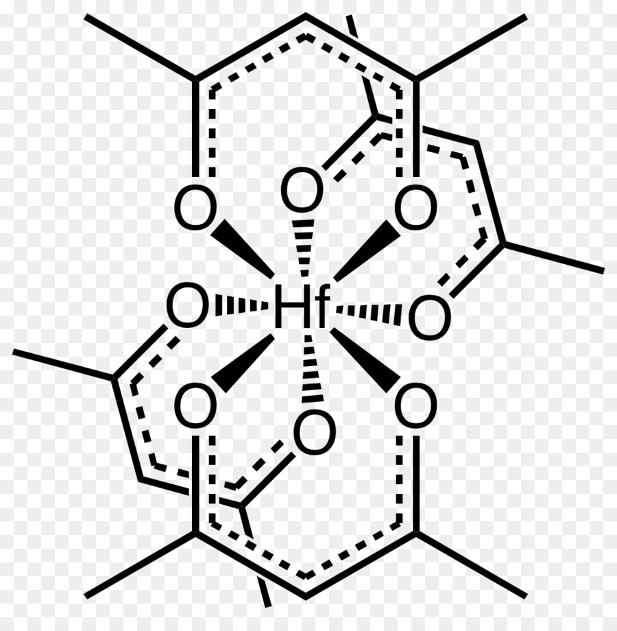 Zirconio acetylacetonate Afnio acetylacetonate Acetylacetone Coordinamento complesso - altri
