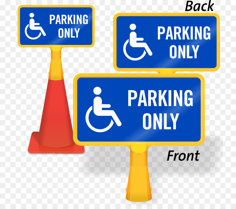 Traffico, segno, Marchio Logo - parcheggio disabili, simbolo