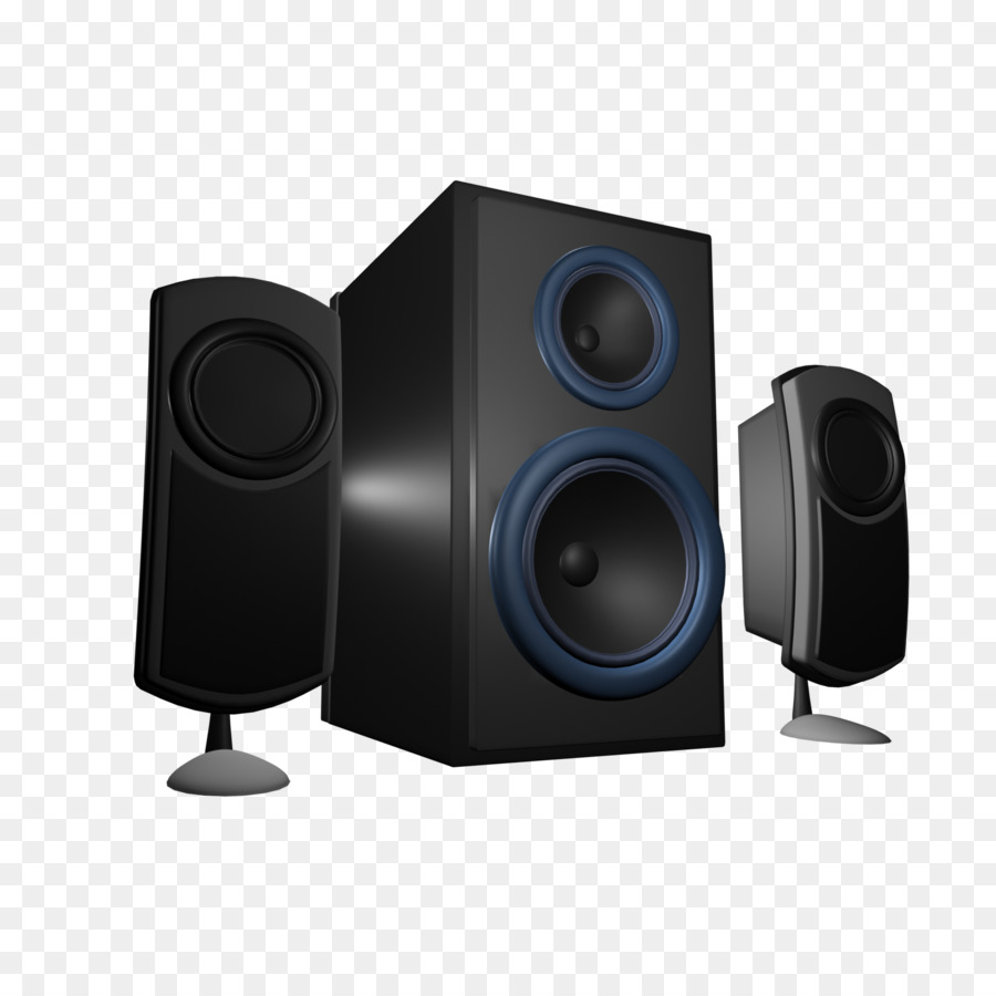 Computer Lautsprecher, Subwoofer Studio monitor Sound Ausgabegerät - 3d cloud