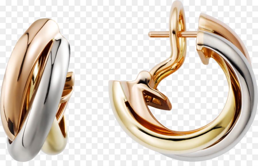 Ohrringe Cartier Farbigen gold Hochzeit ring - Gold
