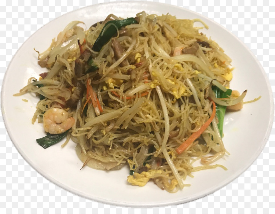 Singapore-stile spaghetti Cinesi tagliatelle Chow mein noodles Fritti Lo mein - tagliatella di riso