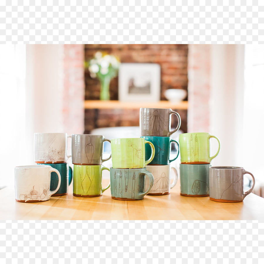 Tazza di caffè di Jenna Vanden Orlo di Ceramica, di Terracotta - ceramiche