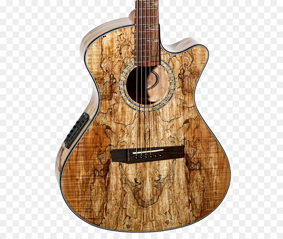 Acoustic-electric-Gitarren-Spalting Ukulele, Steel-string acoustic guitar - Gitarre