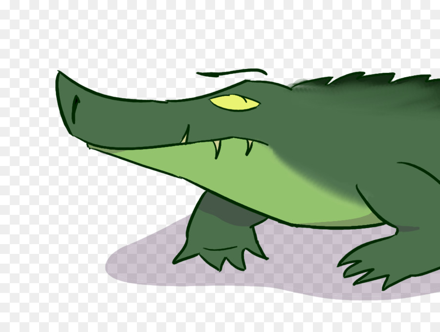 Krokodile-Krokodil, Frosch-Cartoon-Grün - Krokodil