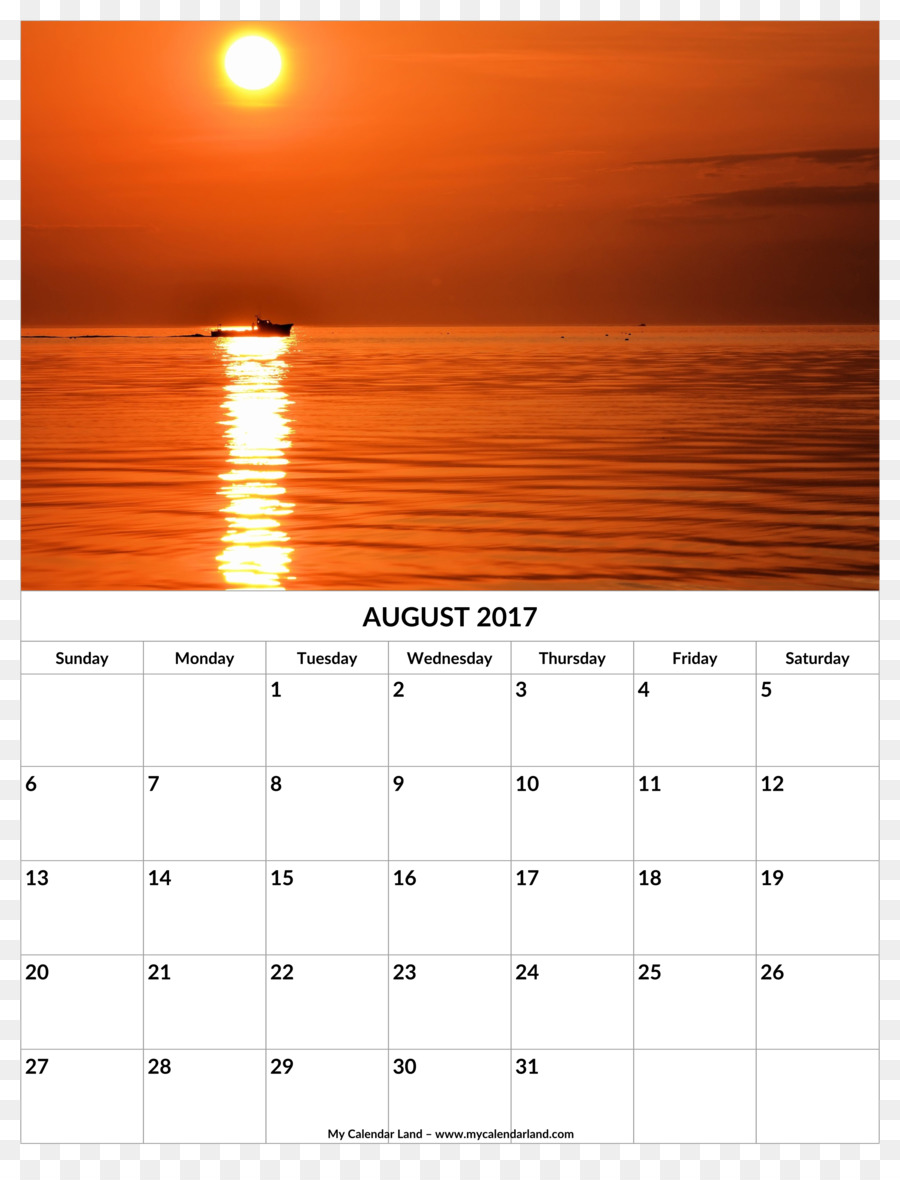 Kalender 0. Juli Neue Jahr - August
