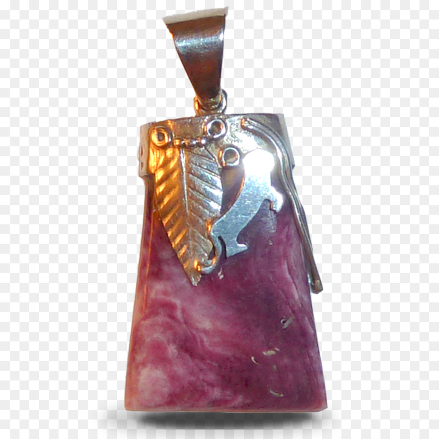 Amethyst Charms & Anhänger Symbol Rose quartz Crystal - Lila Halskette