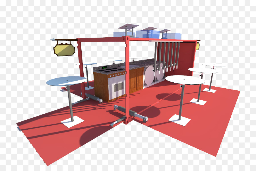 Cafe Restaurant Shipping container Tabelle - container truck