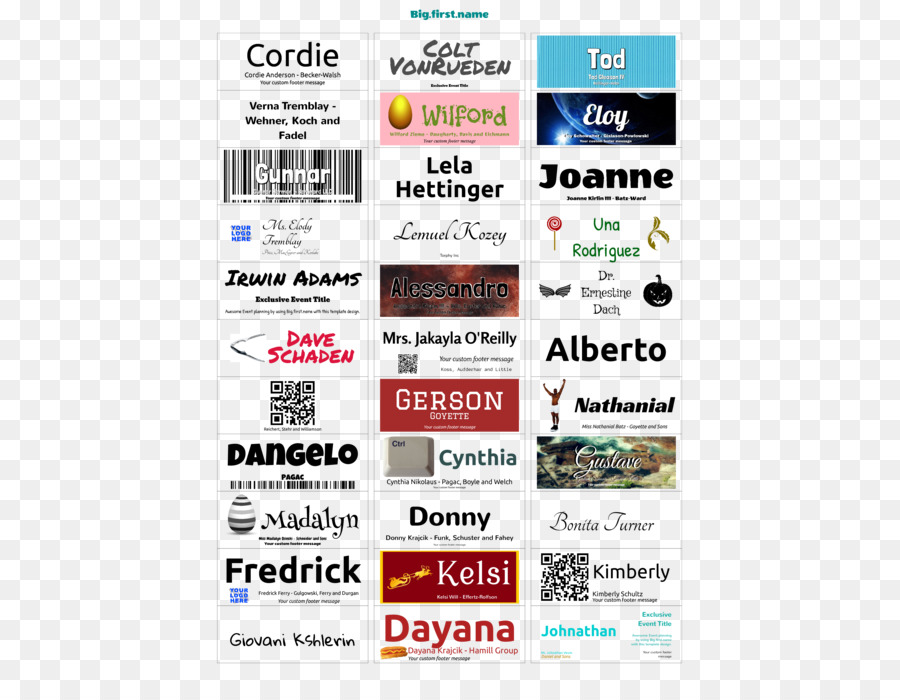 Web Seite, die Display Werbung der Marke Line - Namensschild