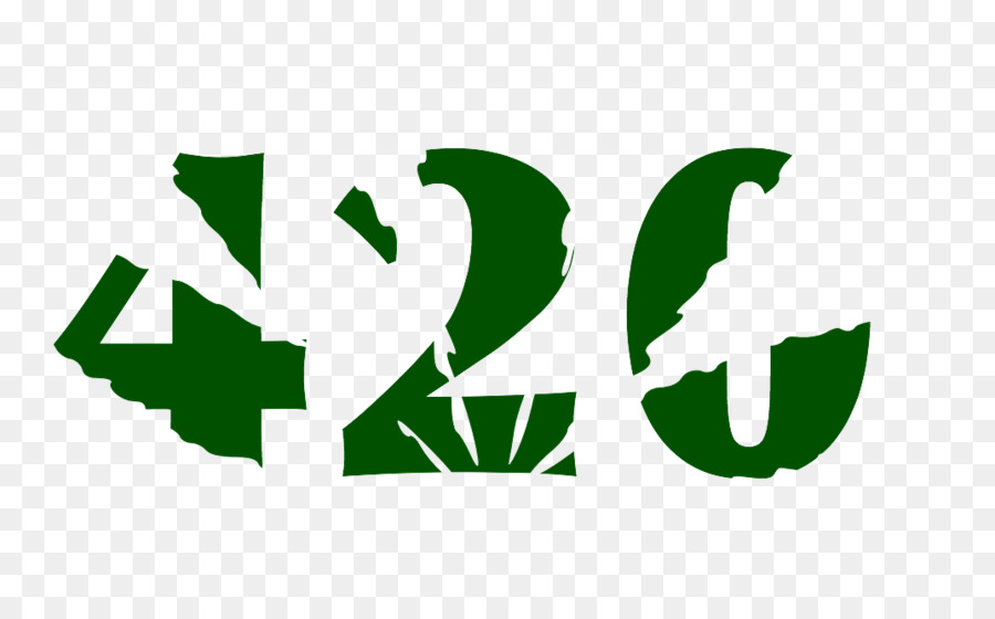 Logo Cannabis Cultura 420 Giorno - sottofondo di marijuana