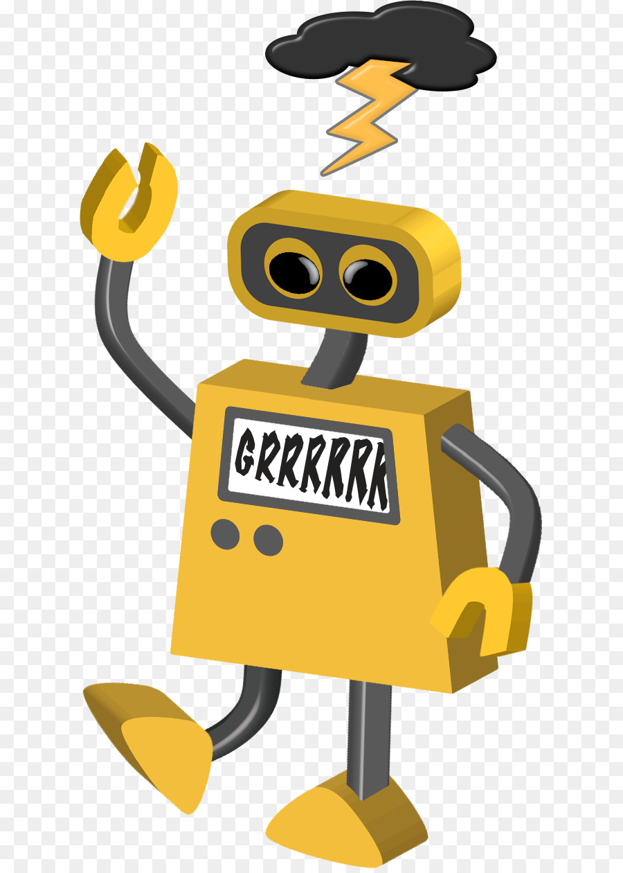 Roboter Gelb Clip-art - Roboter