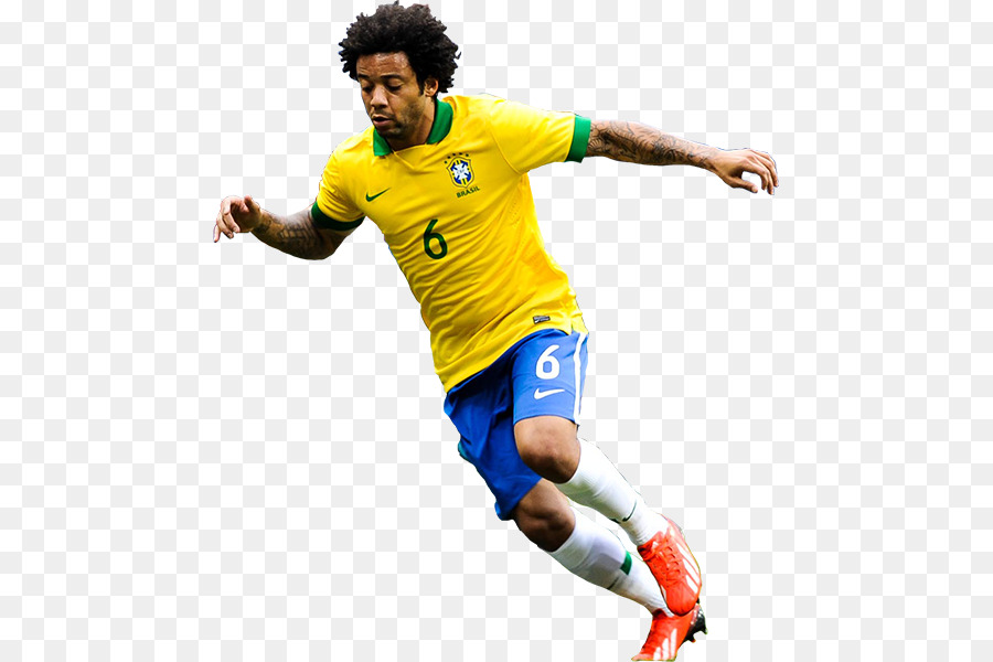 Marcelo Vieira Brazil national football team, Football Spieler, Sport - shirt Brasilien