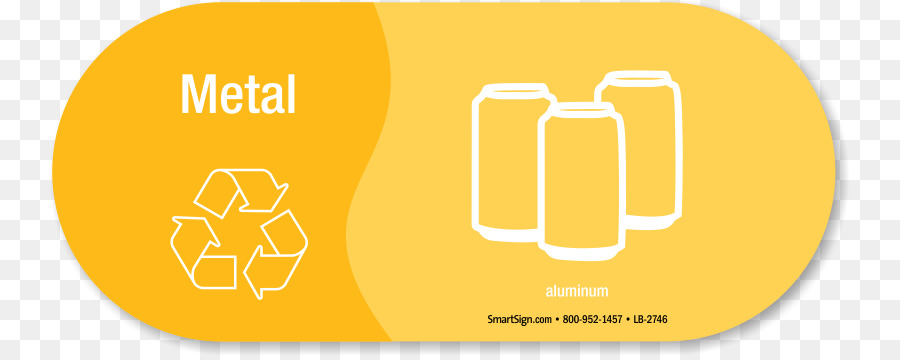 Differenziata, il riciclaggio dell'Alluminio Bidoni della Spazzatura & Cestini per la Carta di Alluminio - etichetta del metallo