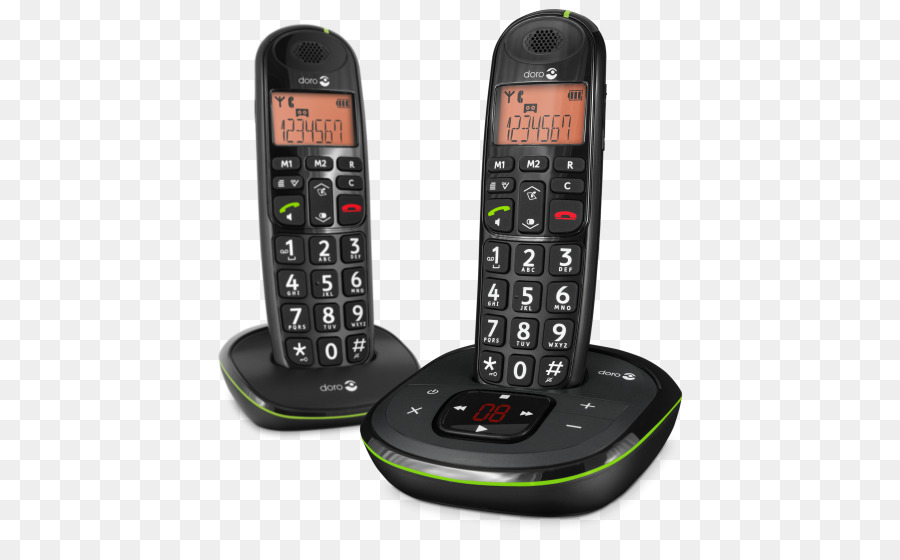 Kabellose Big Button doro PhoneEasy 105wr Duo Visual Aufruf notificati Schnurlos Telefon - Telefon fixe