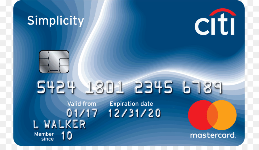 Kreditkarte der Citibank Debit card Payment card number