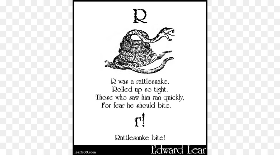 Papier Säugetier Kalligraphie Schrift - Rattle Snake