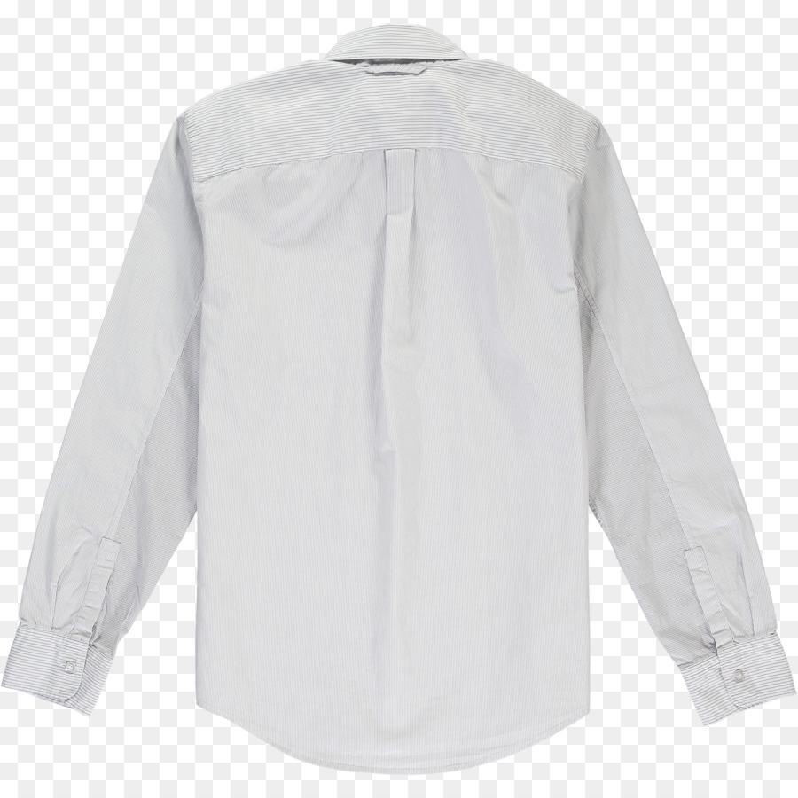 Camicetta T shirt Manica Colletto - strisce grigio