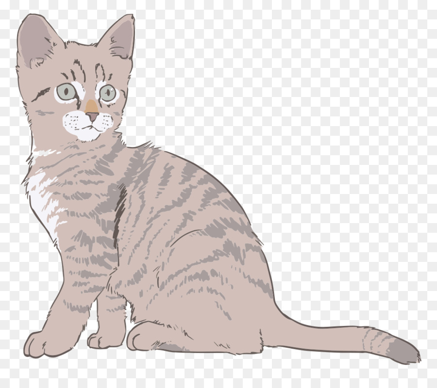 Kätzchen Katze Zeichnung Clip art - Labelzeile