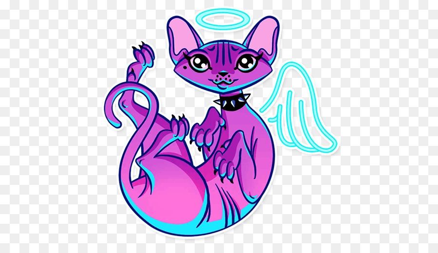 Aufkleber-Whisker-Telegramm Katze Clip art - Katze