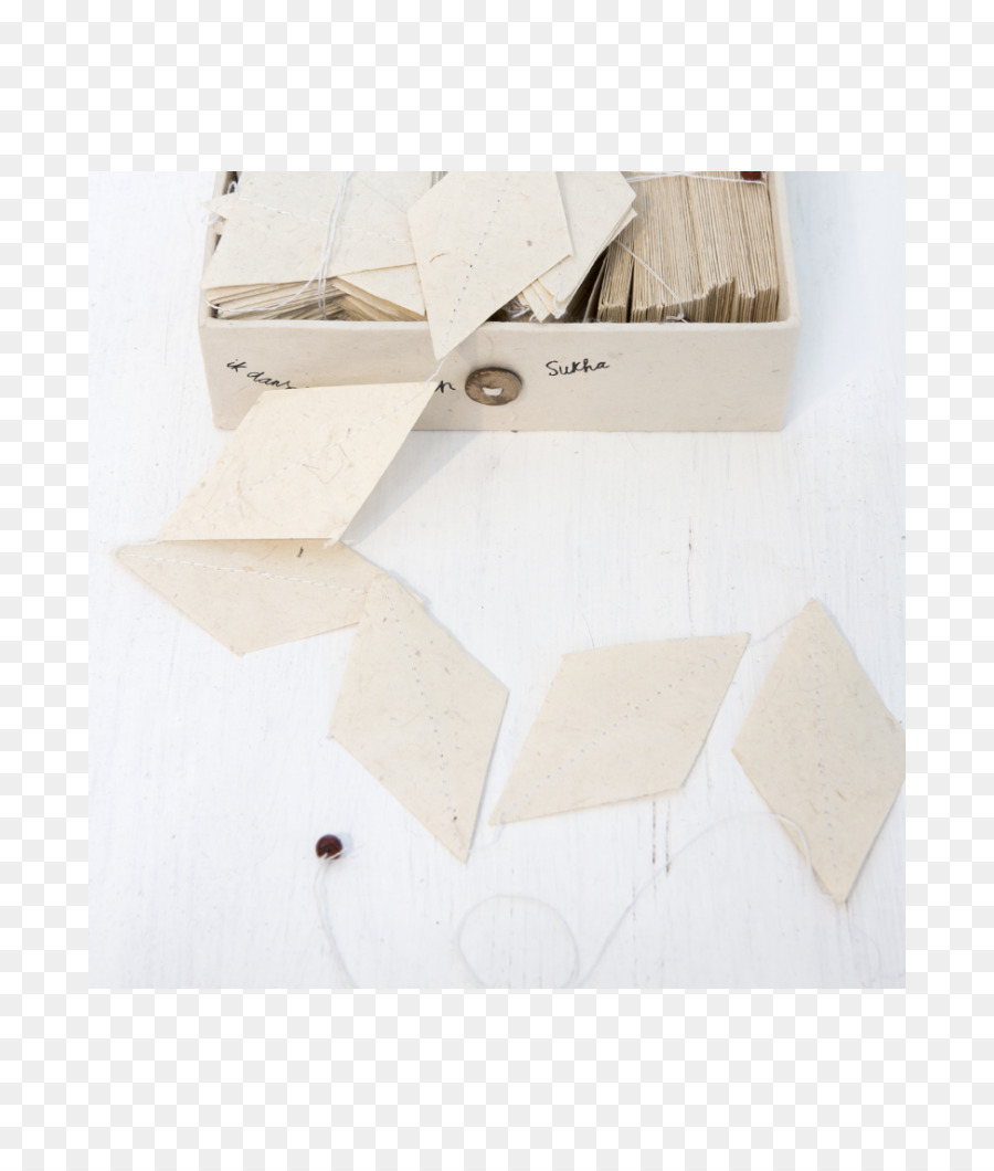 Material Holz /m/083vt Beige - Papier Girlande